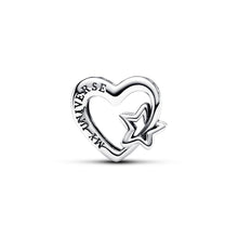 Load image into Gallery viewer, Openwork Family Heart & Star Charm