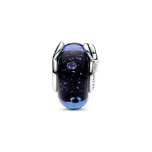 Load image into Gallery viewer, Disney Mickey Mouse & Minnie Mouse Blue Murano Glass Charm