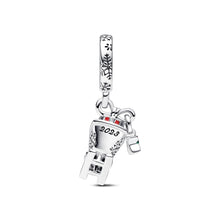 Load image into Gallery viewer, Christmas Sleigh 2023 Dangle Charm