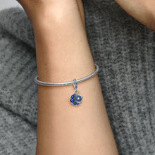 Load image into Gallery viewer, Sparkling Moon Spinning Dangle Charm