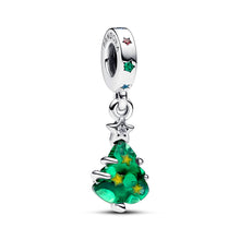 Load image into Gallery viewer, Sparkling Christmas Tree Dangle Charm