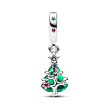 Load image into Gallery viewer, Sparkling Christmas Tree Dangle Charm