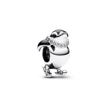Load image into Gallery viewer, Skiing Penguin Charm