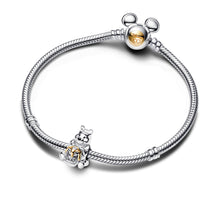 Load image into Gallery viewer, Disney 100th Anniversary Winnie the Pooh Lab-created Diamond Dangle Charm