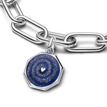 Load image into Gallery viewer, Pandora ME Galaxy Heart Medallion Charm