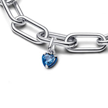 Load image into Gallery viewer, Pandora ME Blue Chakra Heart Mini Dangle Charm