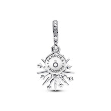 Load image into Gallery viewer, Sparkling Firework Double Dangle Charm