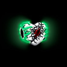 Load image into Gallery viewer, Stranger Things Glow-in-the-dark Heart Charm