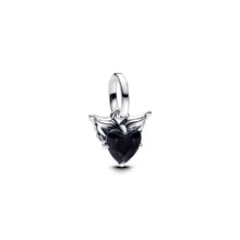 Load image into Gallery viewer, Winged Heart Mini Dangle Charm