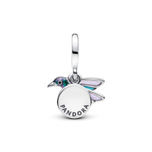 Load image into Gallery viewer, Hummingbird Double Dangle Charm
