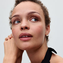 Load image into Gallery viewer, Treated Freshwater Cultured Pearl & Stone Drop Earrings