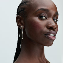 Load image into Gallery viewer, Treated Freshwater Cultured Pearl Drop Earrings