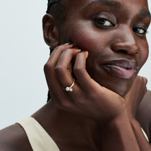 Load image into Gallery viewer, Duo Treated Freshwater Cultured Pearls Ring