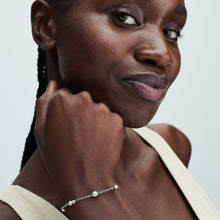 Load image into Gallery viewer, Treated Freshwater Cultured Pearl Station Chain Bracelet