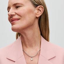 Load image into Gallery viewer, White Rose in Bloom Double Dangle Charm