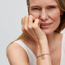 Load image into Gallery viewer, Lab-grown Diamond Engravable Mom Double Dangle Charm