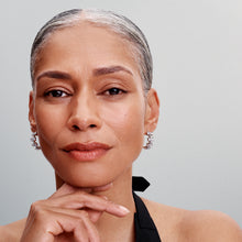 Load image into Gallery viewer, Sparkling Bow Row Hoop Earrings