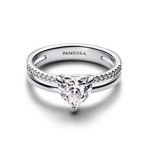 Load image into Gallery viewer, Double Band Heart Ring
