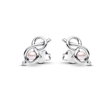 Load image into Gallery viewer, Infinity Knot Stud Earrings