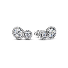 Load image into Gallery viewer, Embracing Halo Stud Earrings