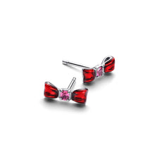 Load image into Gallery viewer, Disney Snow White Bow Stud Earrings