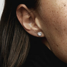 Load image into Gallery viewer, Elevated Heart Stud Earrings