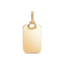 Load image into Gallery viewer, Engravable Rectangle Tag Pendant