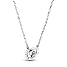 Load image into Gallery viewer, Pandora Signature Intertwined Pavé Pendant Necklace