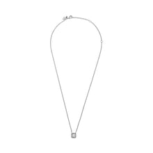 Load image into Gallery viewer, Square Sparkle Halo Necklace