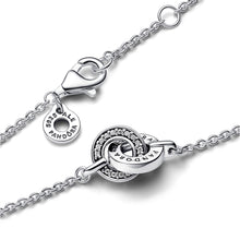 Load image into Gallery viewer, Pandora Signature Intertwined Pavé Chain Bracelet
