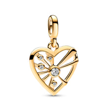 Load image into Gallery viewer, Pandora ME Heart & Rays Medallion