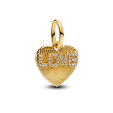 Load image into Gallery viewer, Engravable Love Heart Dangle Charm