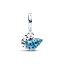 Load image into Gallery viewer, Glow-in-the-dark Hermit Crab Dangle Charm