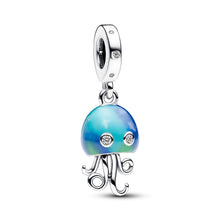 Load image into Gallery viewer, Colour-changing Jellyfish Dangle Charm