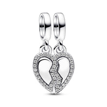 Load image into Gallery viewer, Friends Splittable Heart Dangle Charm