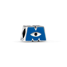 Load image into Gallery viewer, Disney Pixar Monsters, Inc. Logo M Charm