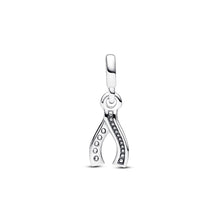 Load image into Gallery viewer, Pandora ME Wishbone Mini Dangle