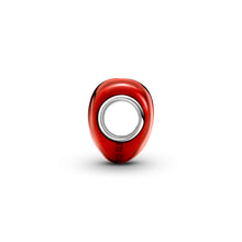 Load image into Gallery viewer, Metallic Red Heart Charm