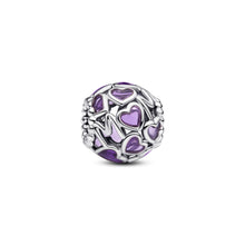 Load image into Gallery viewer, Openwork Hearts Mom Charm
