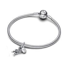 Load image into Gallery viewer, Pavé Infinity Knot Dangle Charm
