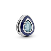 Load image into Gallery viewer, Blue Teardrop Charm