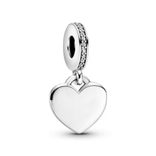 Load image into Gallery viewer, Engravable Heart Tag Dangle Charm