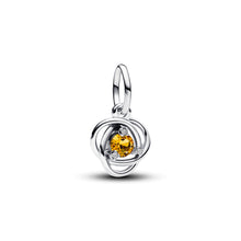 Load image into Gallery viewer, Honey Eternity Circle Dangle Charm