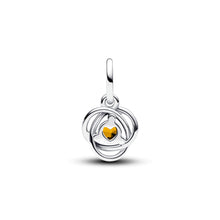 Load image into Gallery viewer, Honey Eternity Circle Dangle Charm