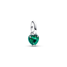 Load image into Gallery viewer, Pandora ME Green Chakra Heart Mini Dangle Charm