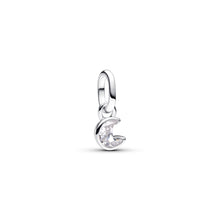 Load image into Gallery viewer, Pandora ME Sparkling Moon Mini Dangle Charm