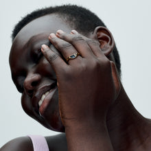 Load image into Gallery viewer, Pandora ME Halved Enamel Signet Ring