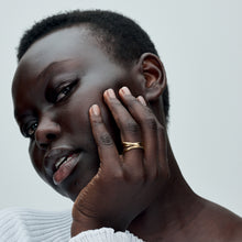 Load image into Gallery viewer, Organically Shaped Triple Band Open Ring