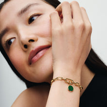 Load image into Gallery viewer, Green Engravable Mini Medallion Charm