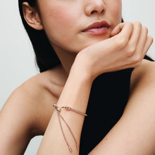 Load image into Gallery viewer, Studded Chain Slider Bracelet